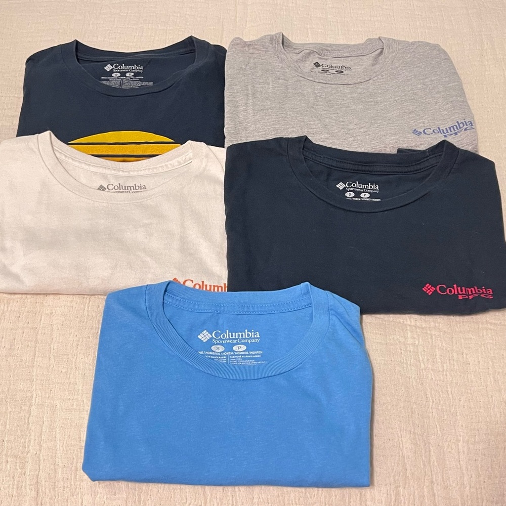Columbia T-shirt bundle (5)